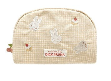 Miffy Checker Round Pouches (3 Colours)