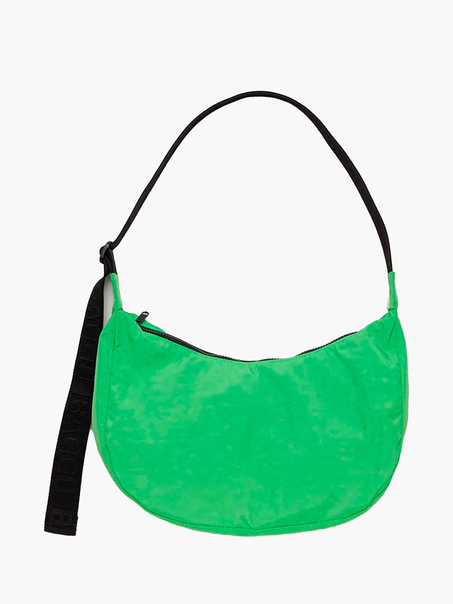 BAGGU Medium Nylon Crescent Bag - Aloe