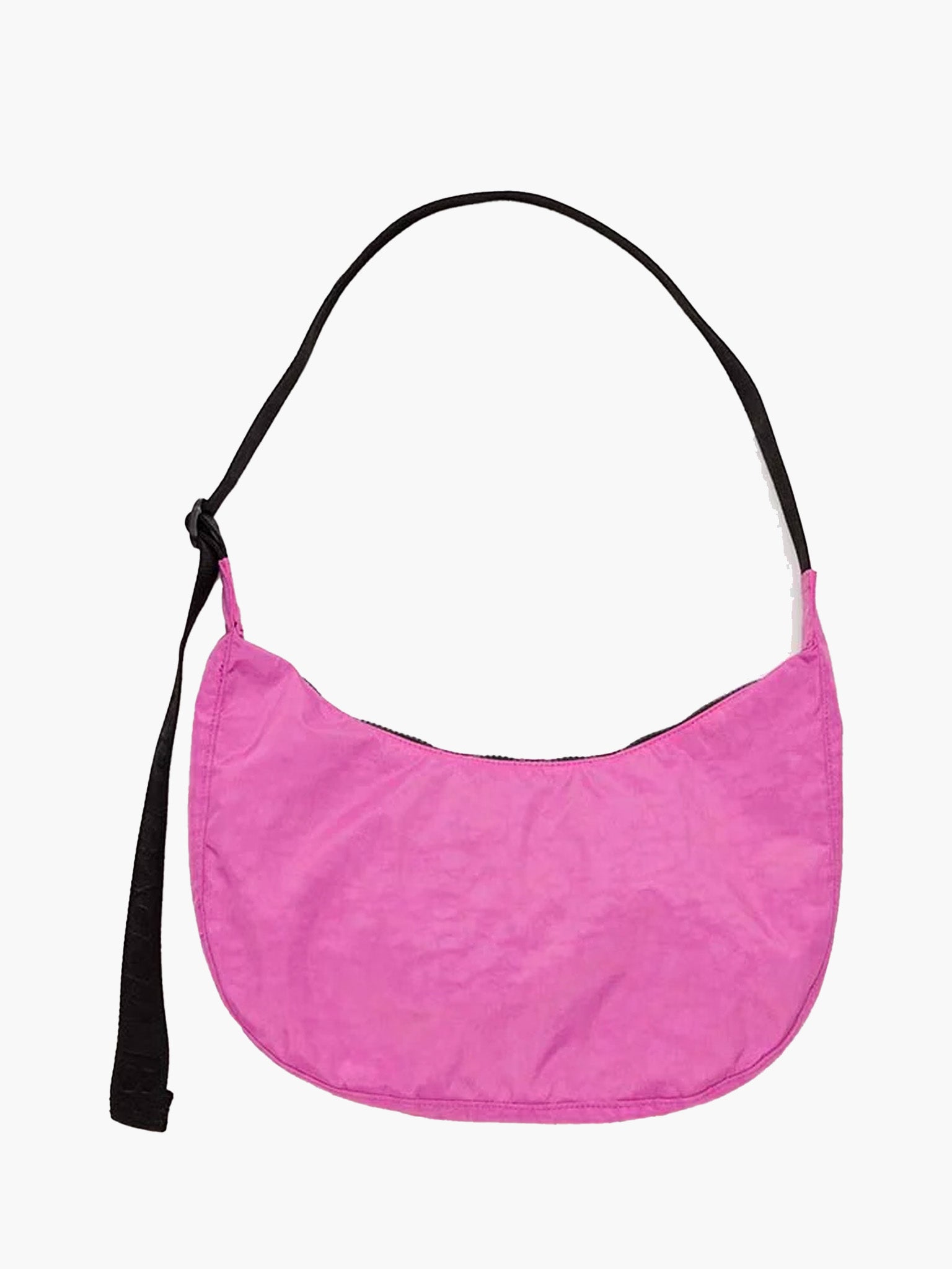 BAGGU Medium Nylon Crescent Bag - Extra Pink