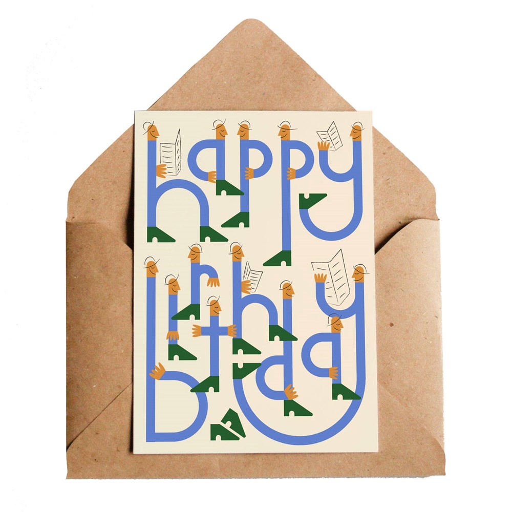 Birthday Press Card