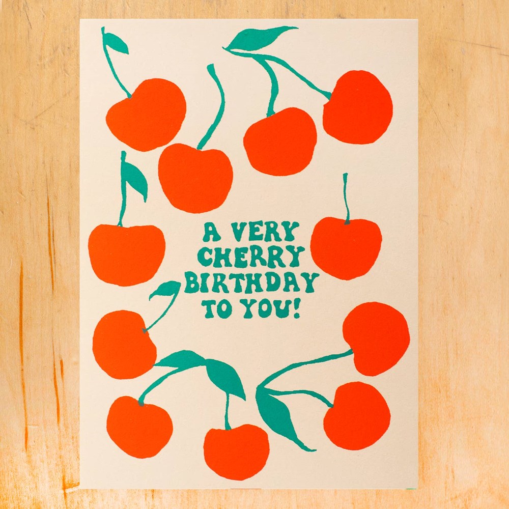 'A Very Cherry Birthday To You' Card