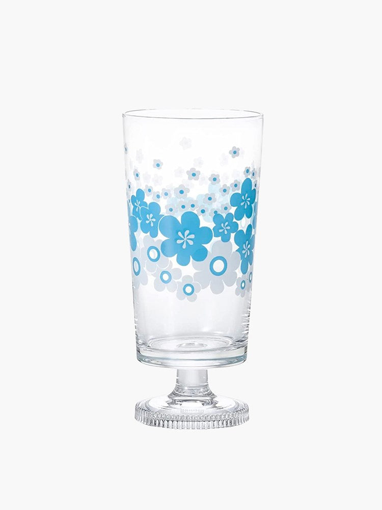 Aderia Retro Glass Tumbler with Stem (305ml) - Hananowa