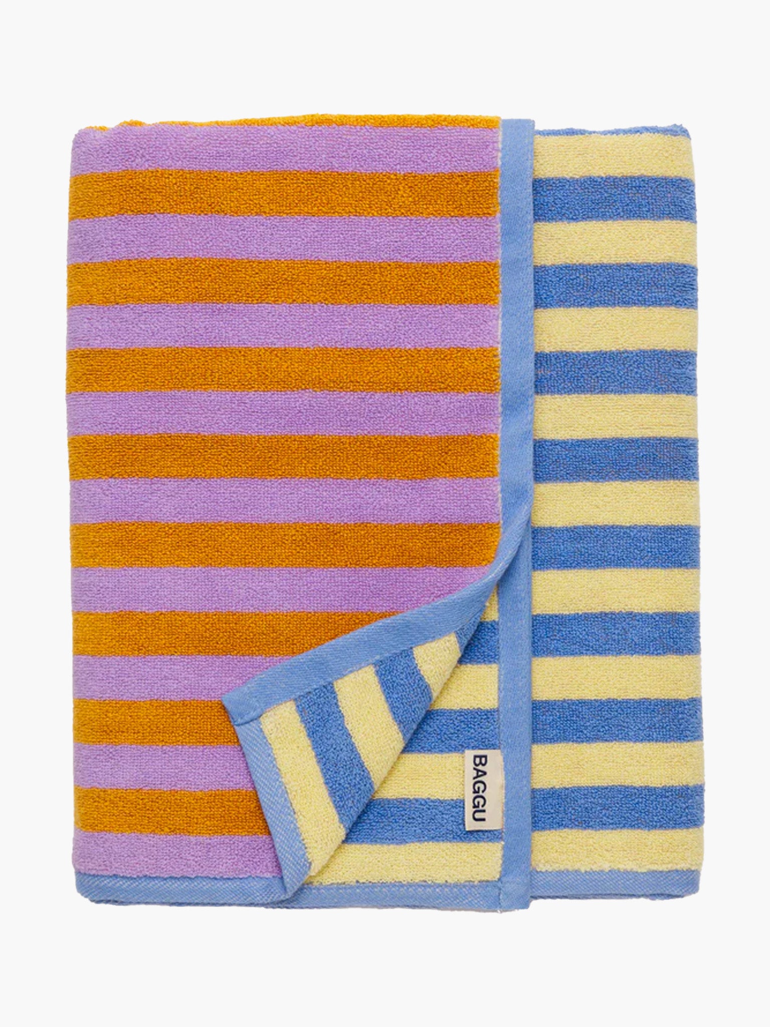 BAGGU Bath Towel - Hotel Stripe