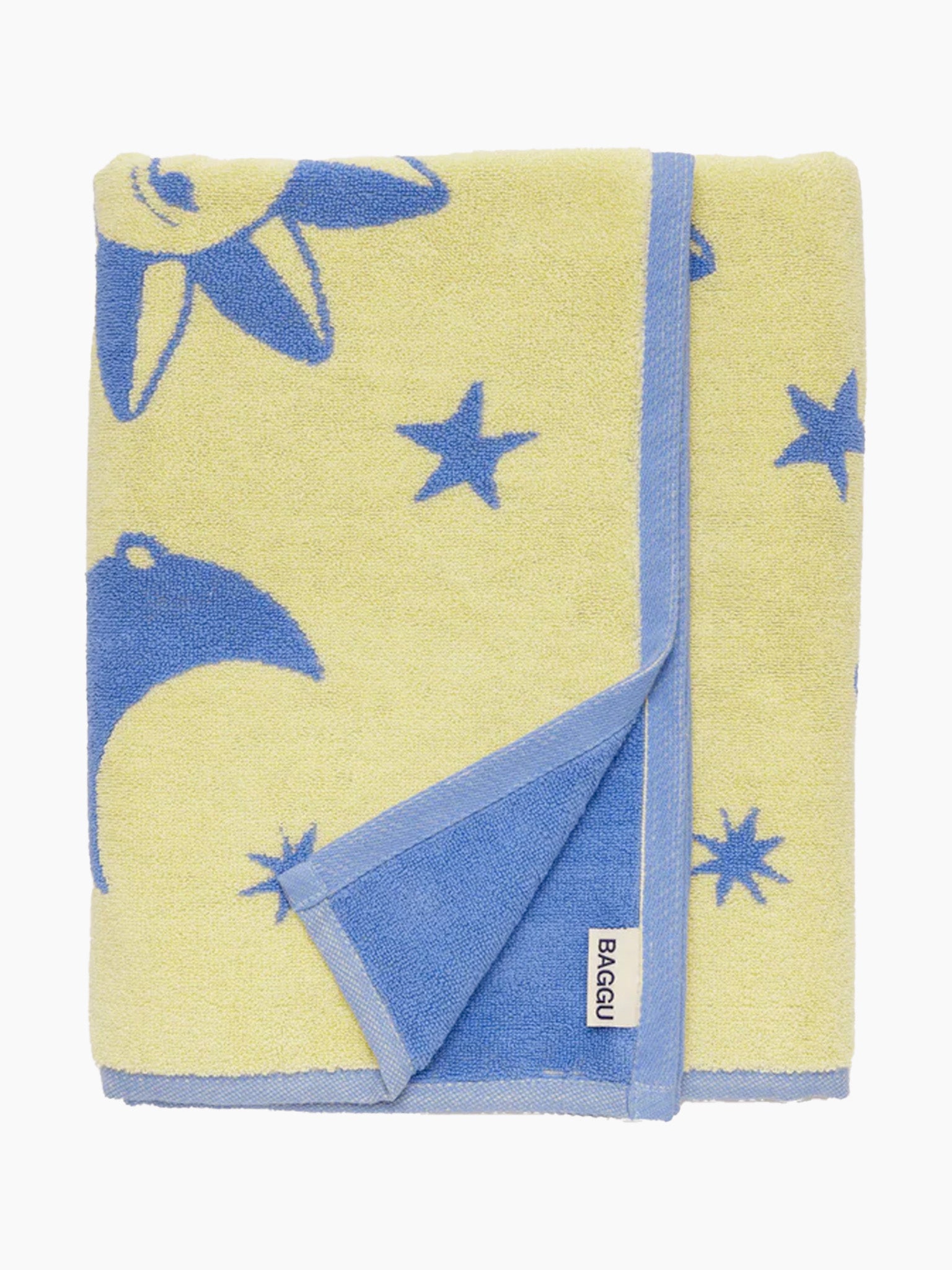 BAGGU Bath Towel - Sun & Moons