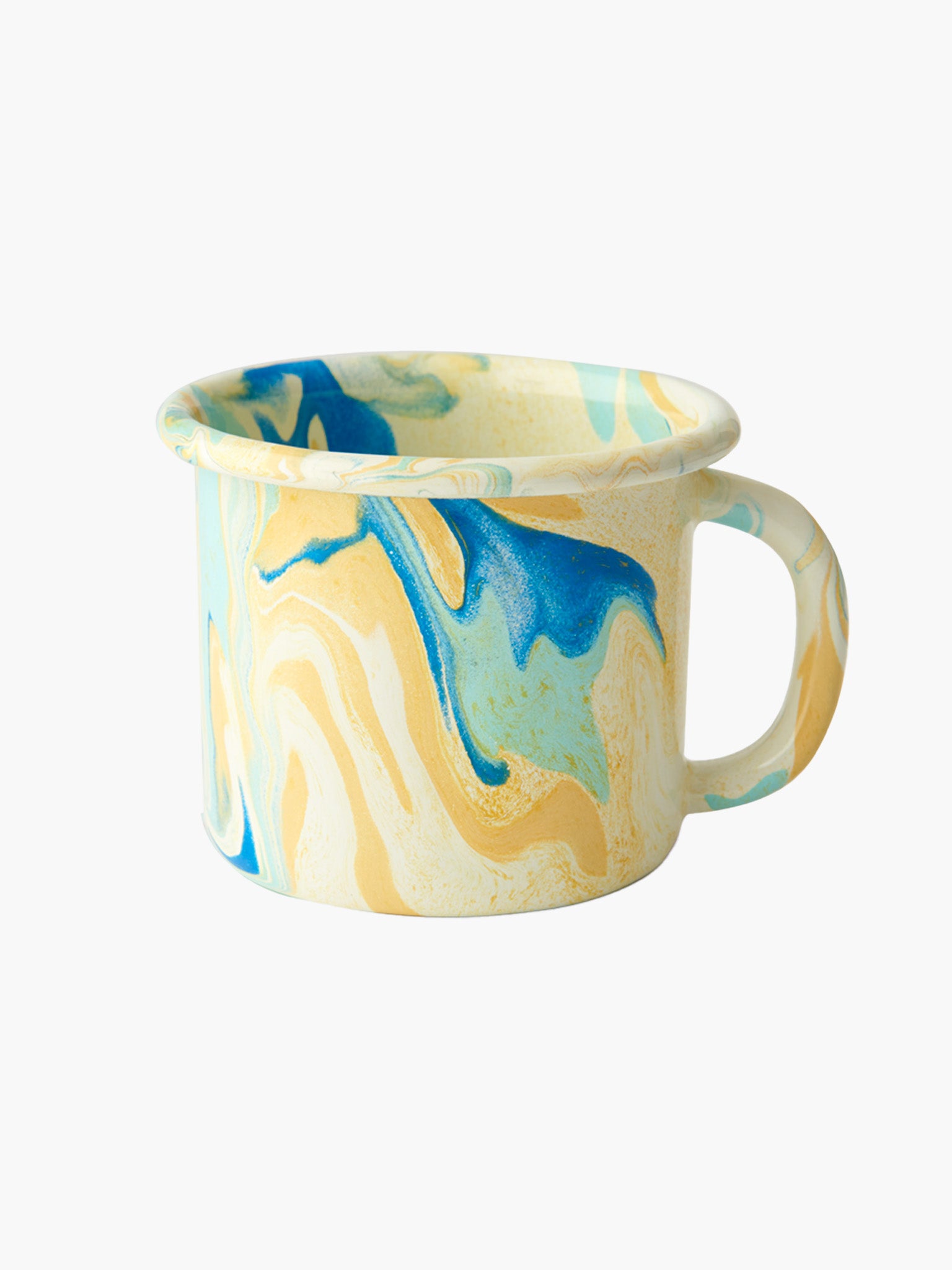 Marble Large Mug (300ml) - Lemon Cream