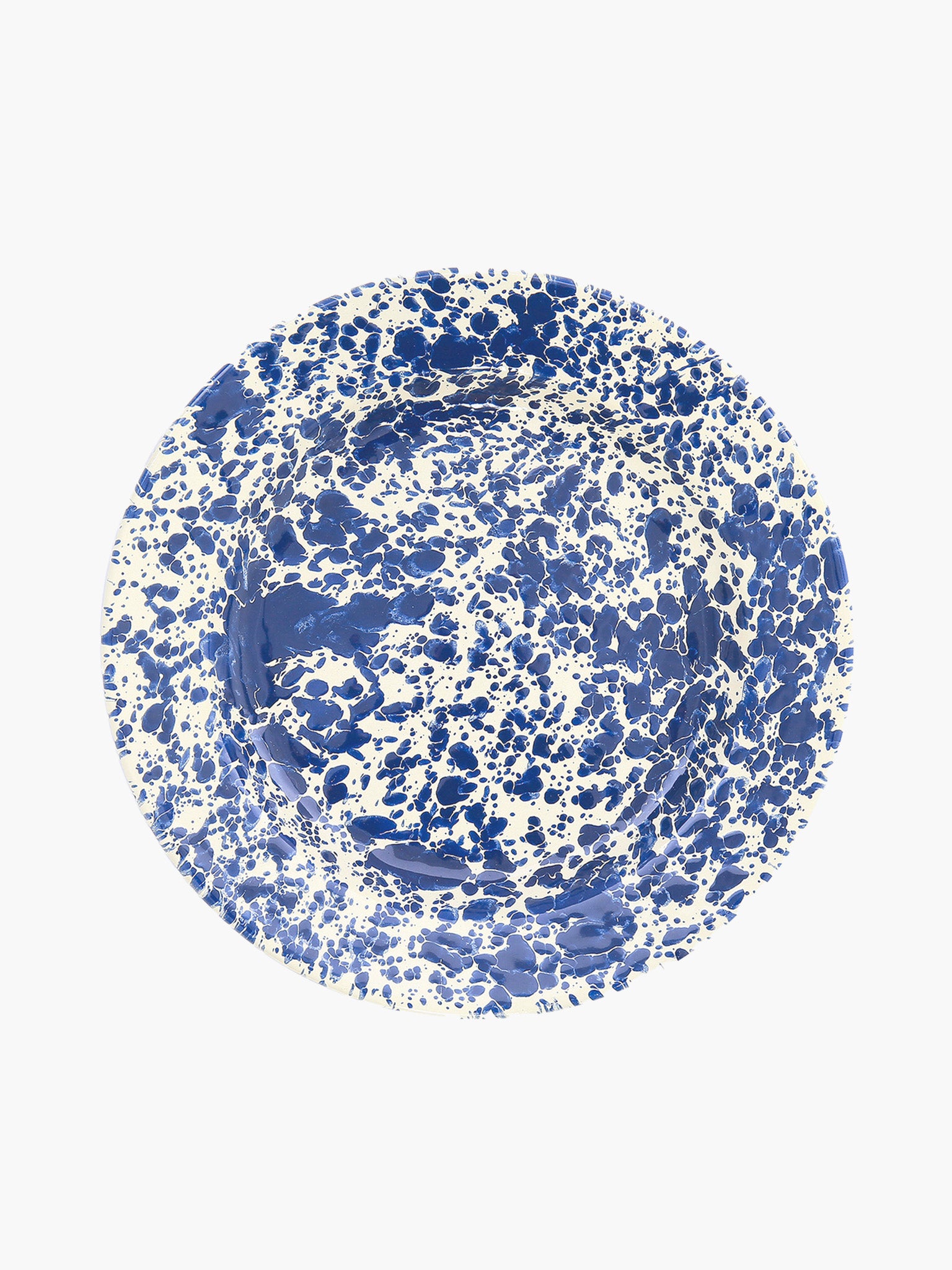 Splatter Dinner Plate (26.5cm) - Navy and Cream