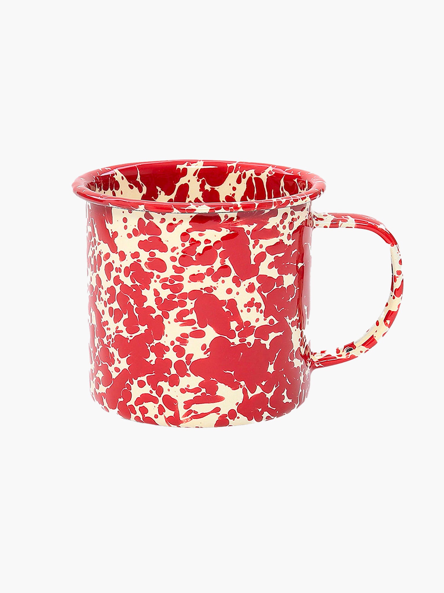 Splatter Mug (350ml) - Burgundy & Cream