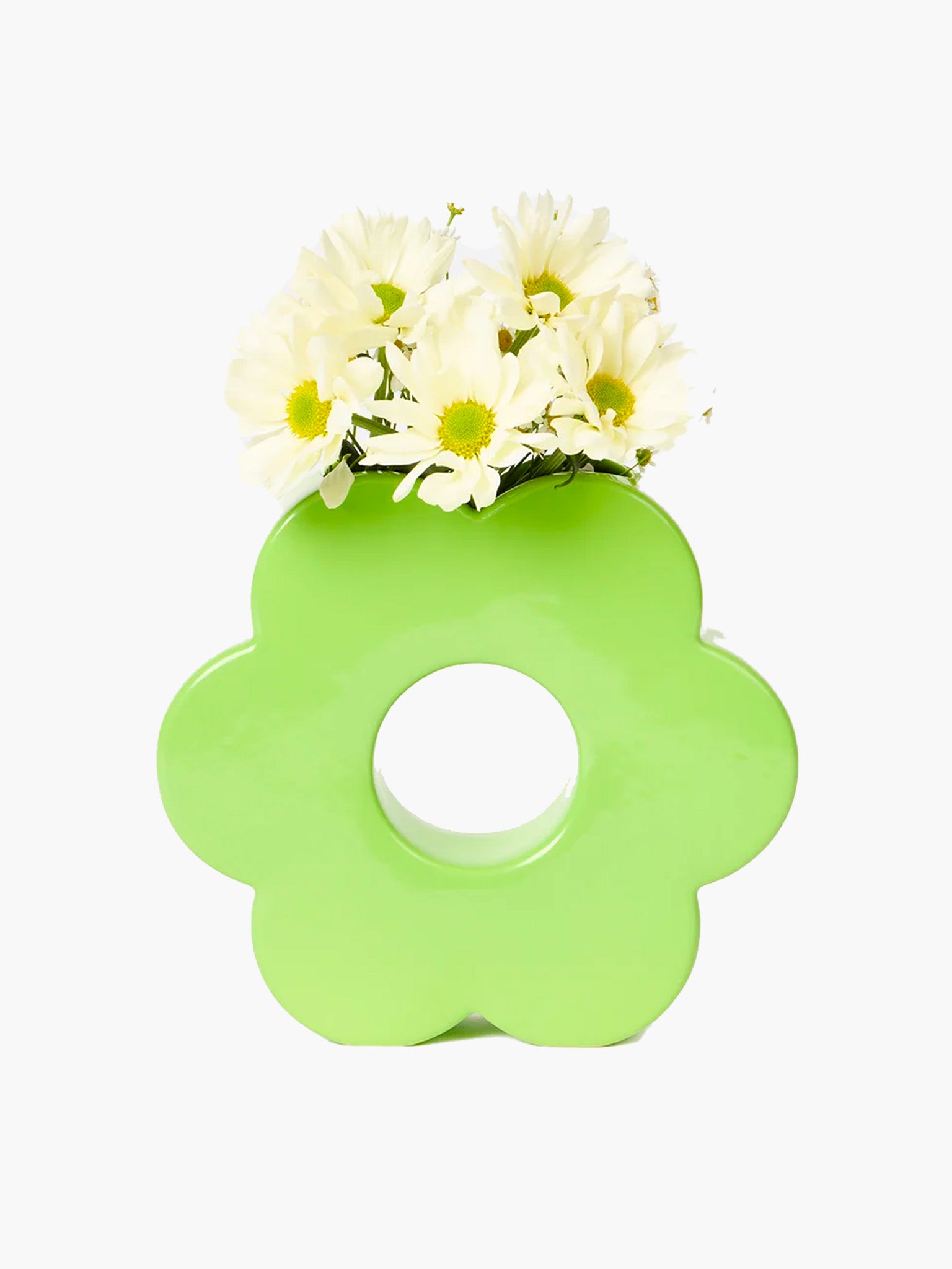 Daisy Vase - Green