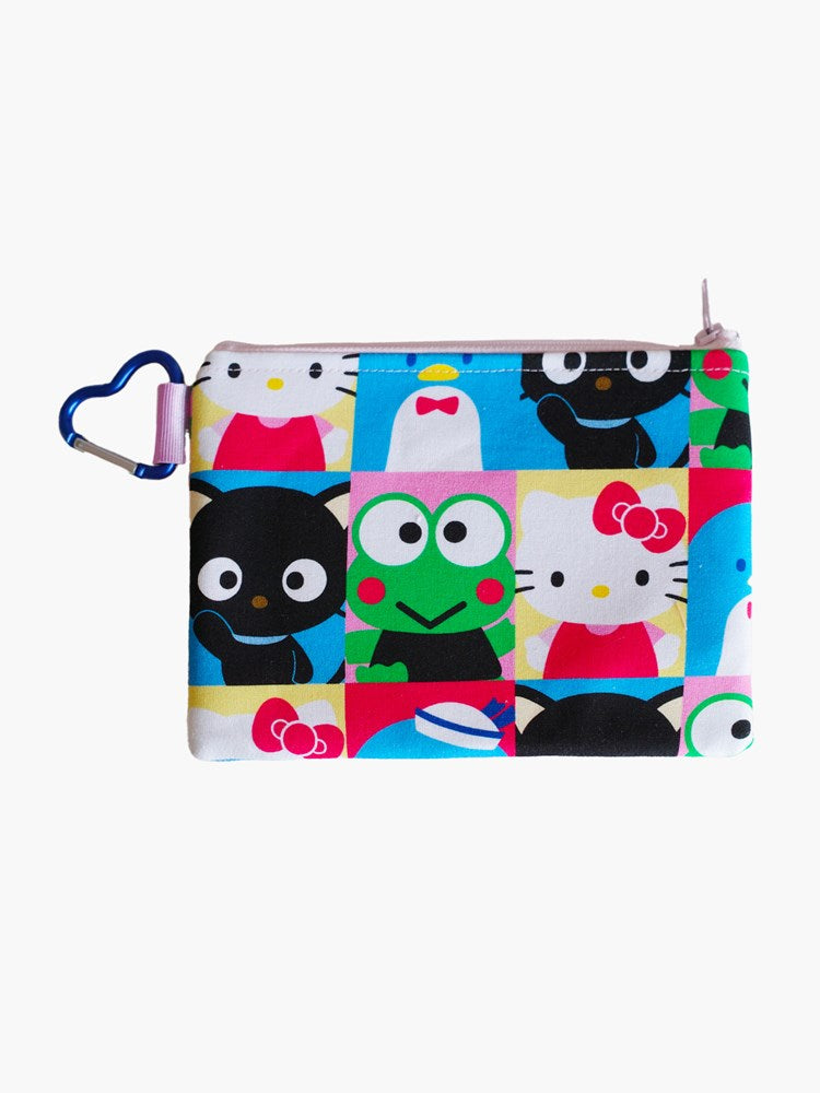 Zip Sanrio Purse - Check x HELLO SISI