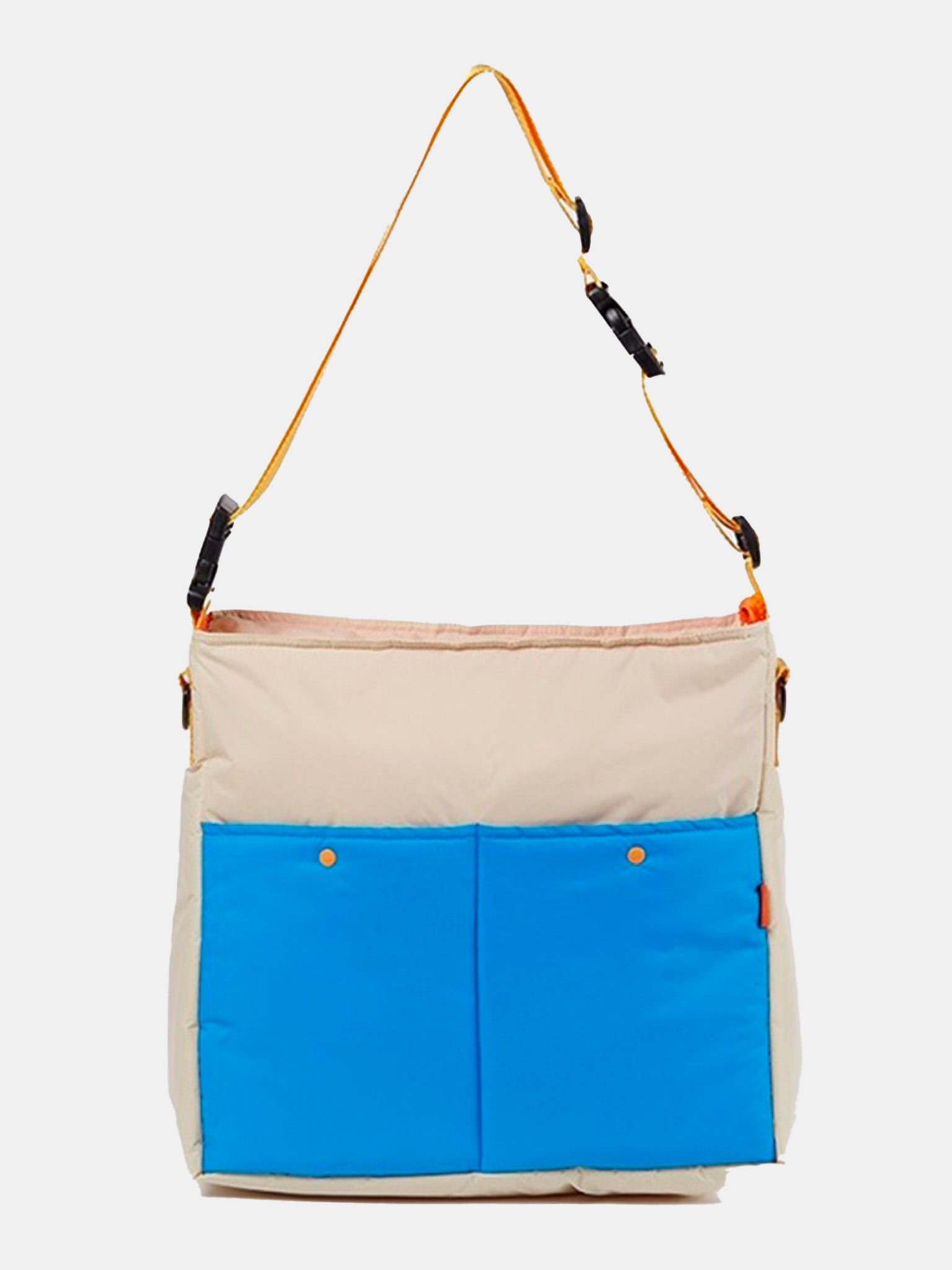 Lively Tote Bag - Cream & Sky Blue