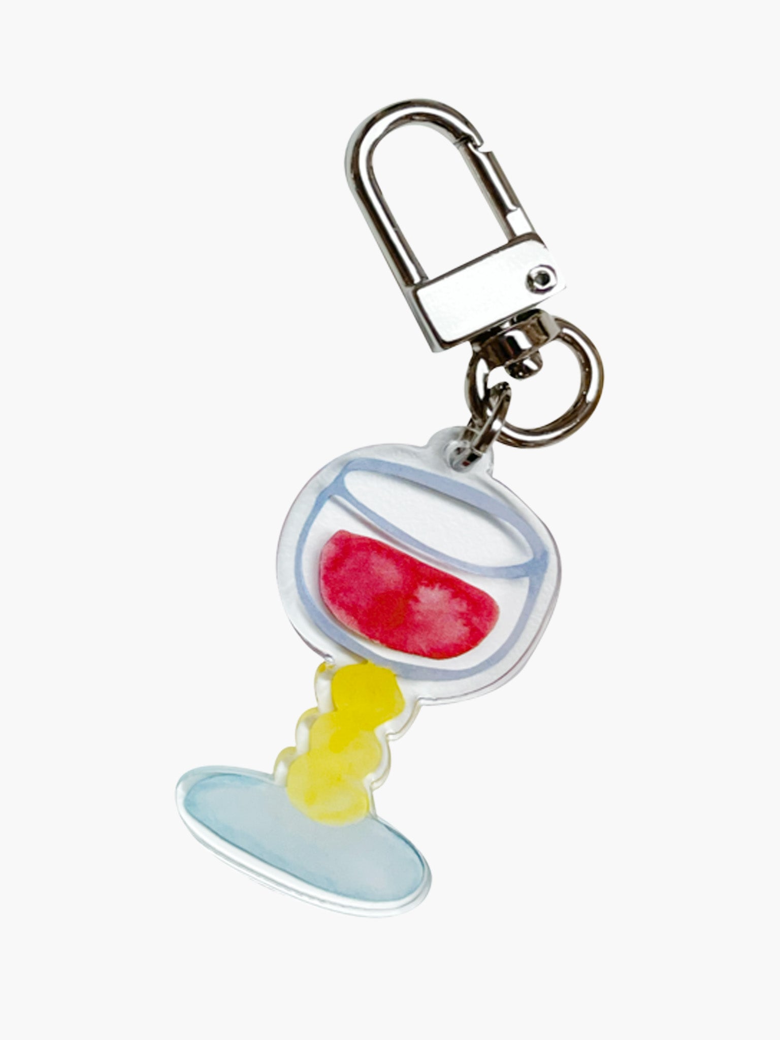 Wine Drawing Keychain by little room