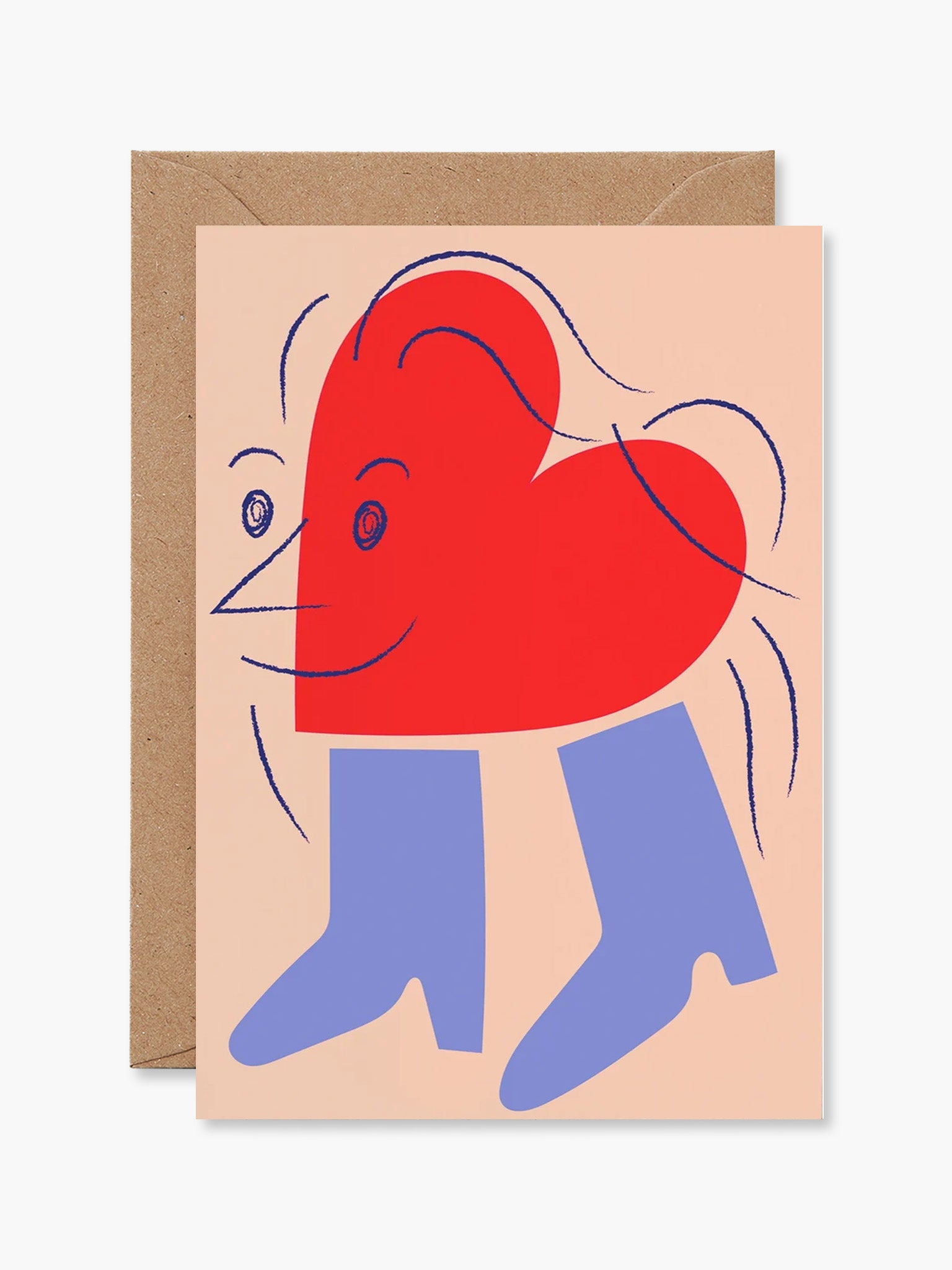 Heart Boots Card