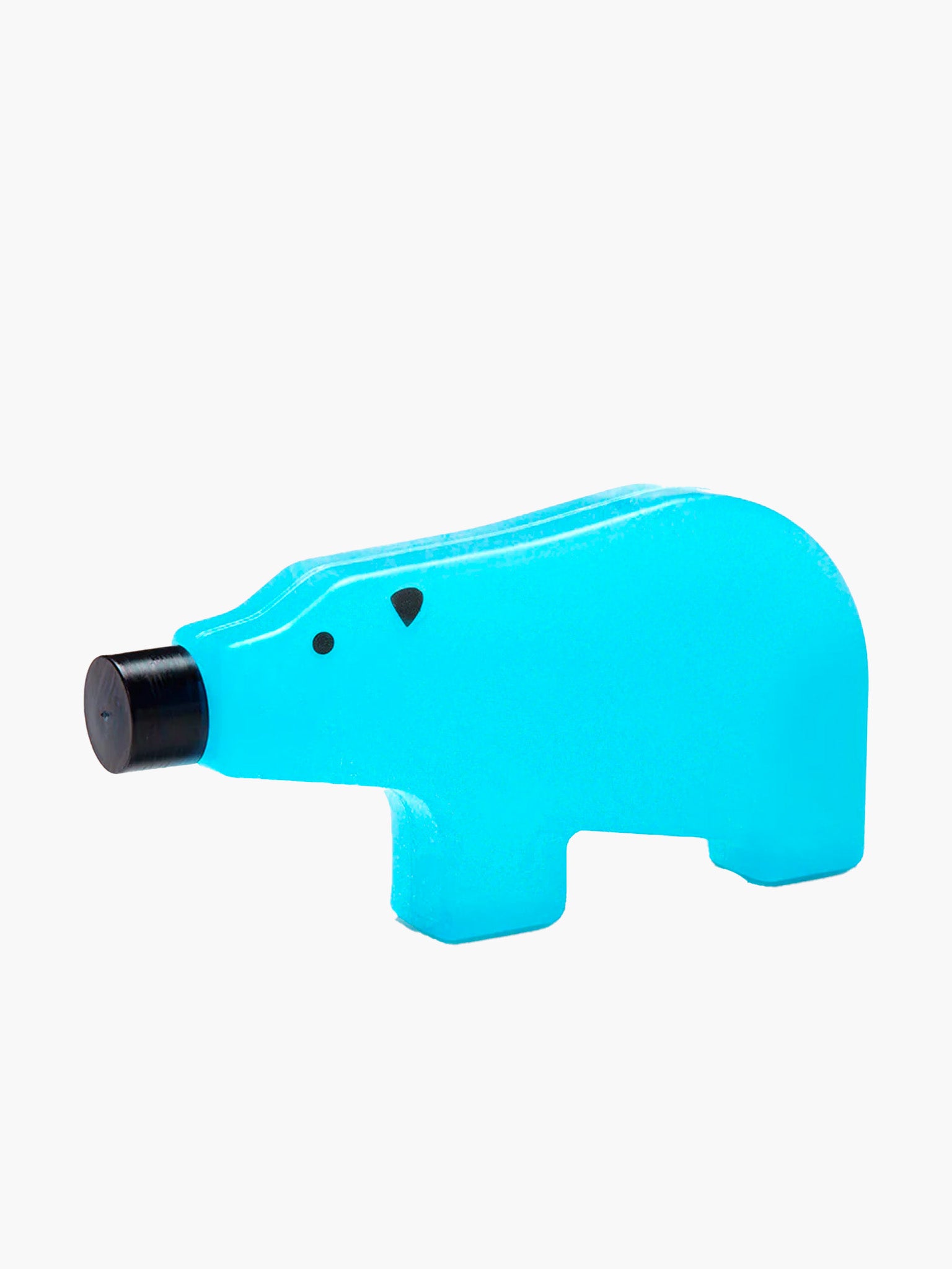 Blue Bear Cub Ice Block