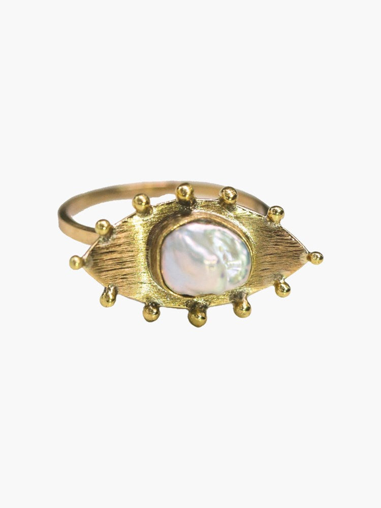 Ioleta Baroque Pearl Ring