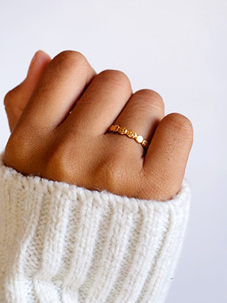 Pebble Ring - Gold