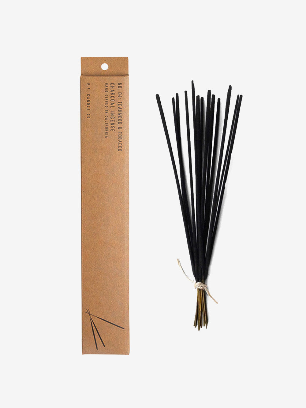 P.F. Candle Co. Incense - No.04 Teakwood & Tobacco