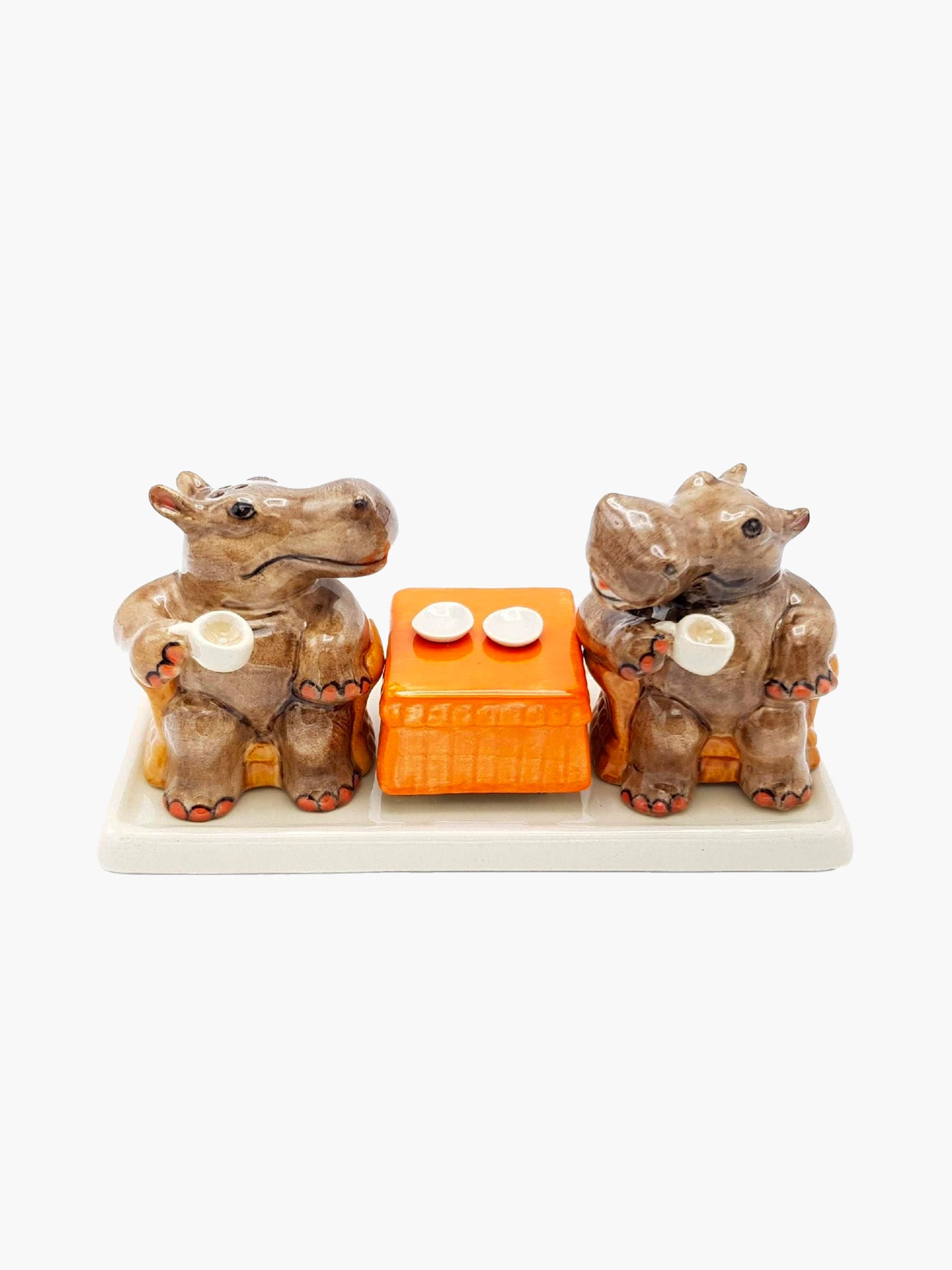 Dinner with Hippos Salt & Pepper Shaker Set