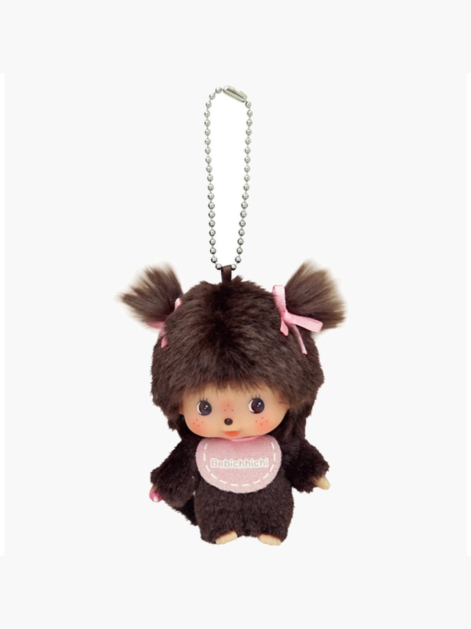 Monchhichi Bebichhichi Keychain Girl - Brown