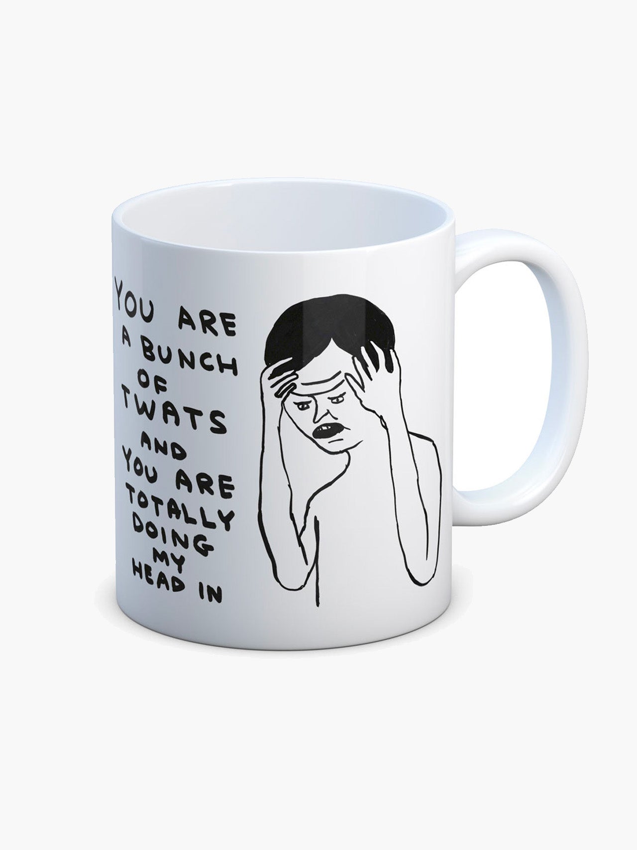 David Shrigley Mug Bunch Of Twats