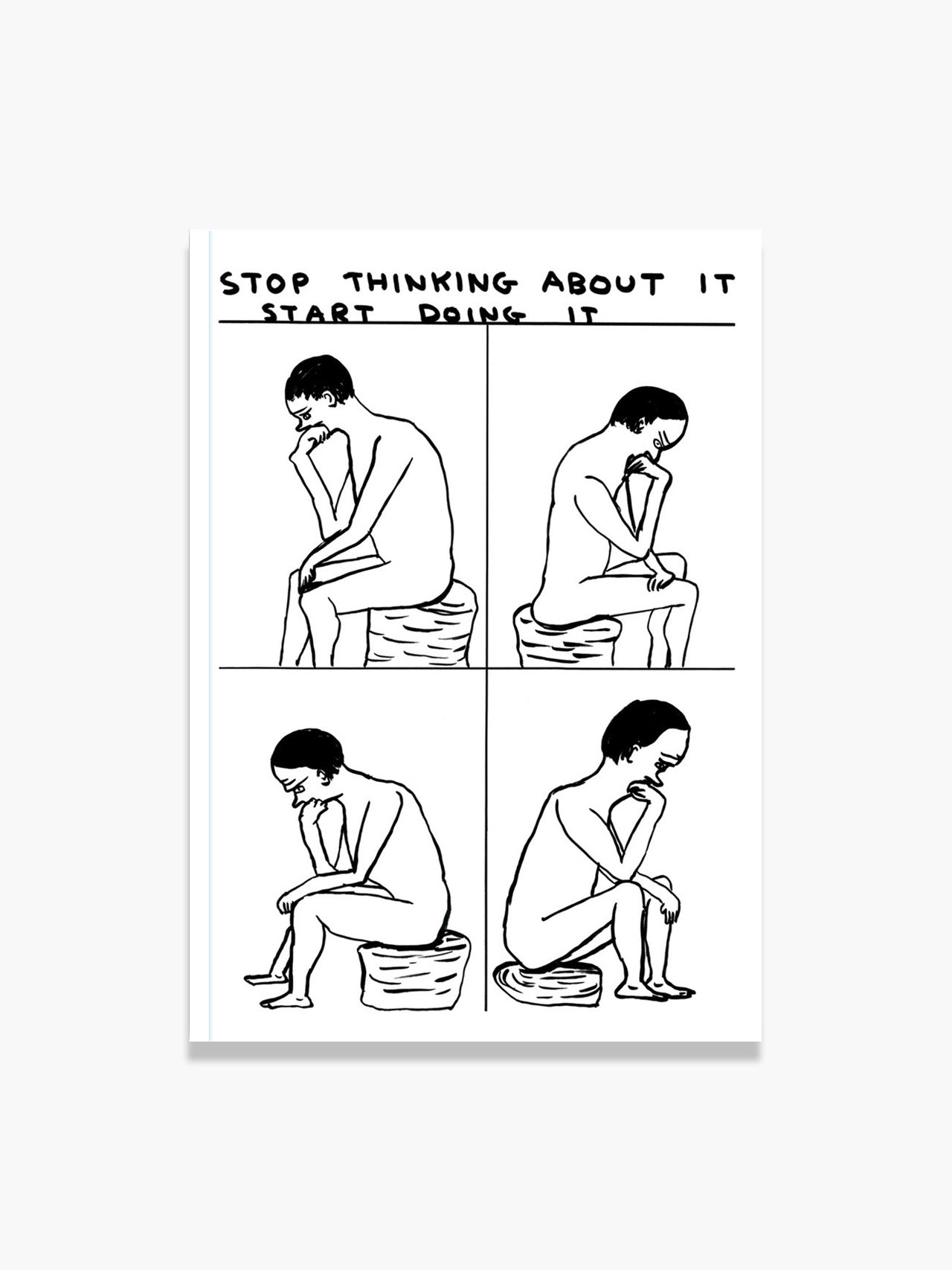 Start Doing It - A6 Notebook x David Shrigley