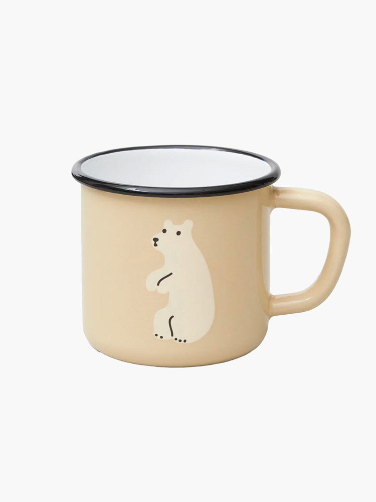 Huggy Bear Mug Cup (350ml) - Beige