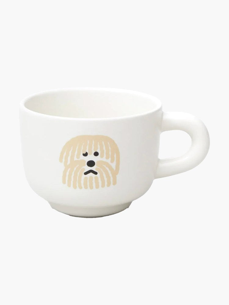 Tube Mug (350ml) - Fluffy Dog