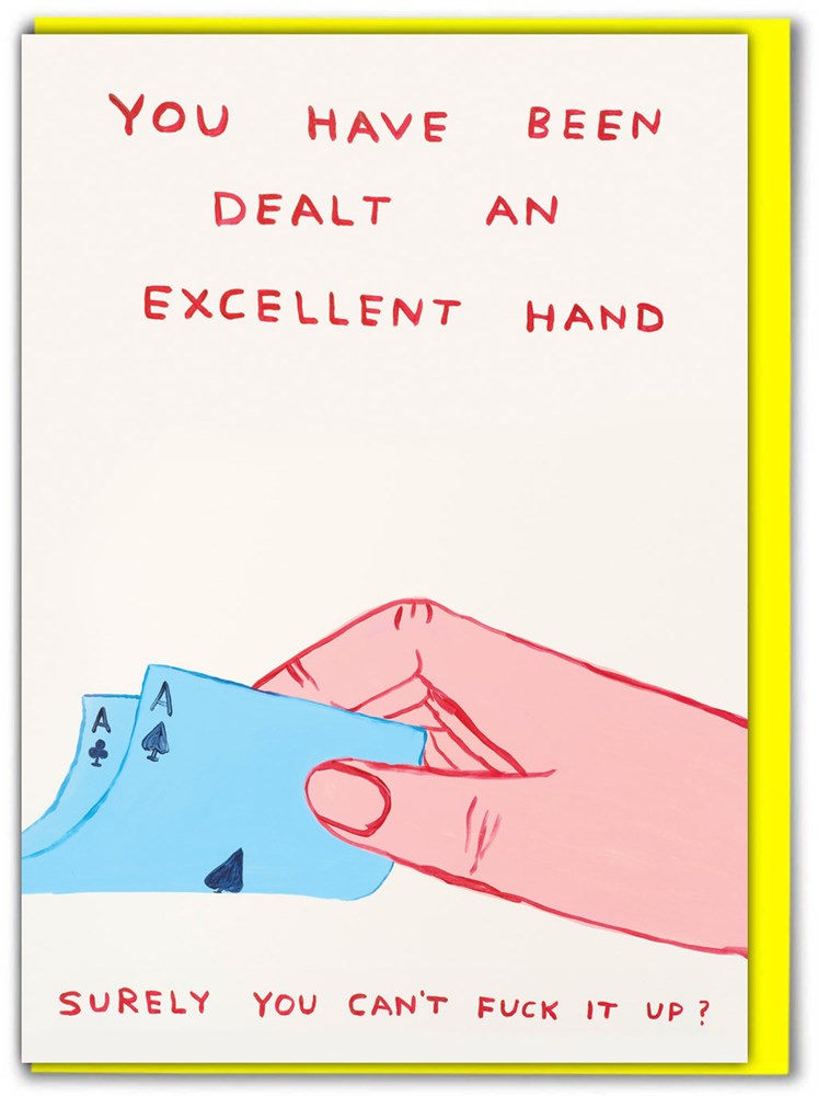 Playing Cards Card x David Shrigley