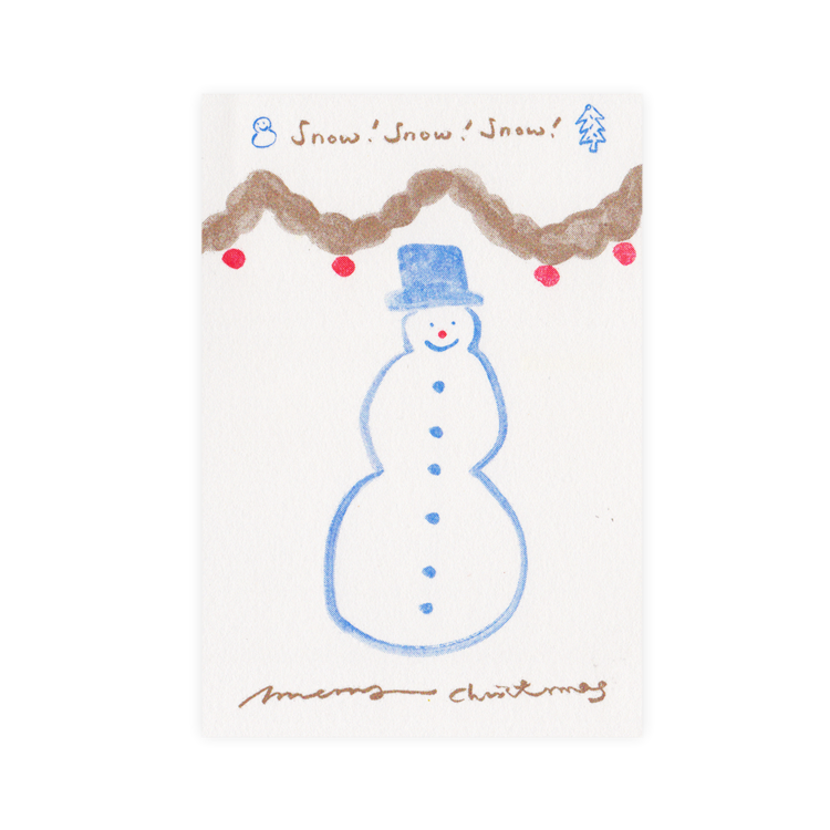 Snow! Snow! Snow! Card by little room