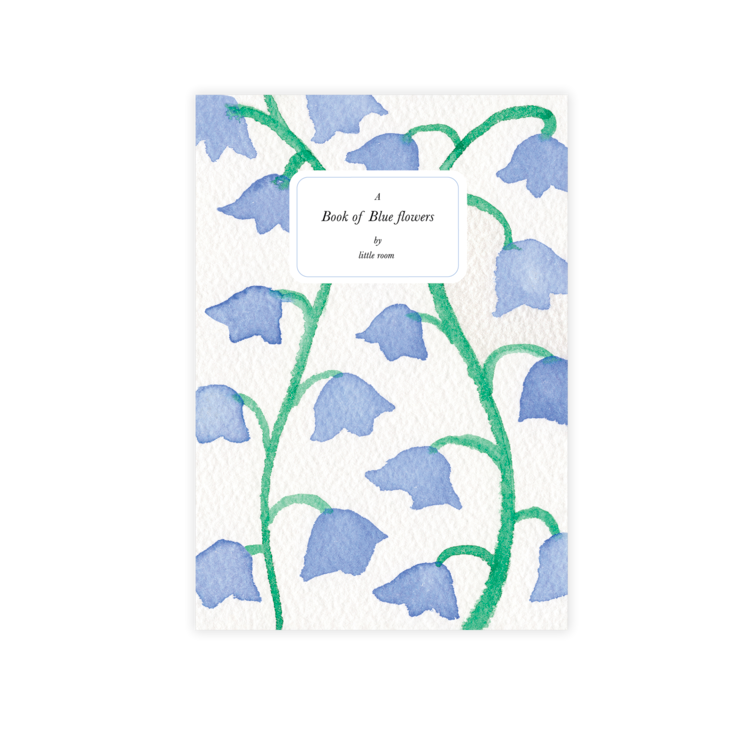 A Book of Blue Flowers Notebook by little room